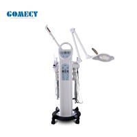 GOMECY dermabrasion face black head dirty pore cleaning machine by ultrasonic skin scrubber peel spa equipment maquinas faciales