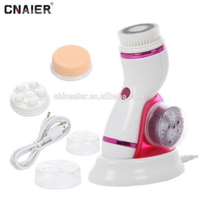 Multi-function electric rotating head facial skin cleansing brush facial cleansing brush private label AE-8286B